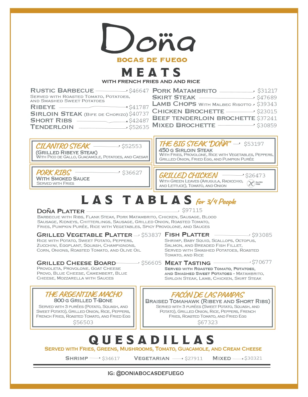 Menu — Page 3