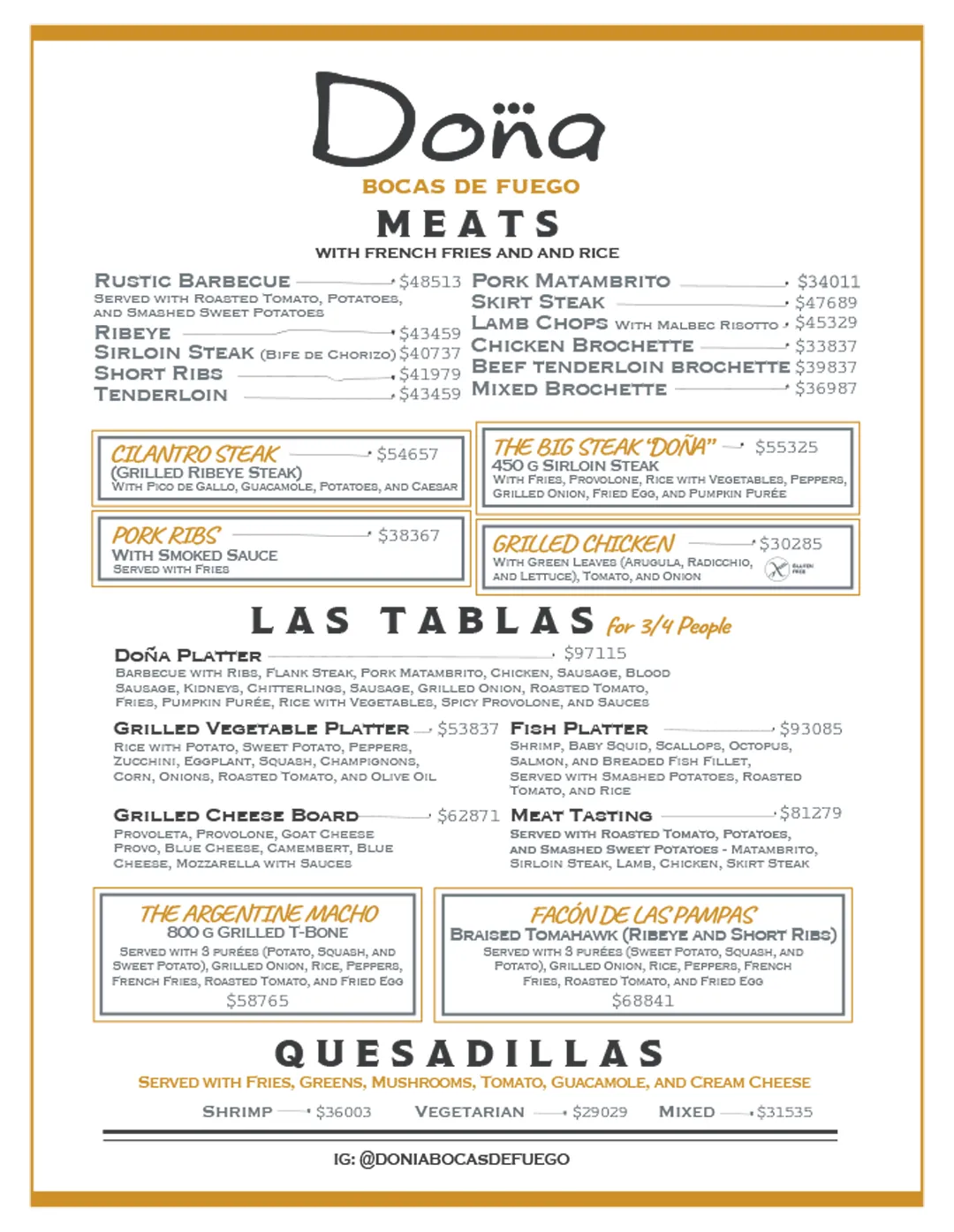 Menu — Page 3