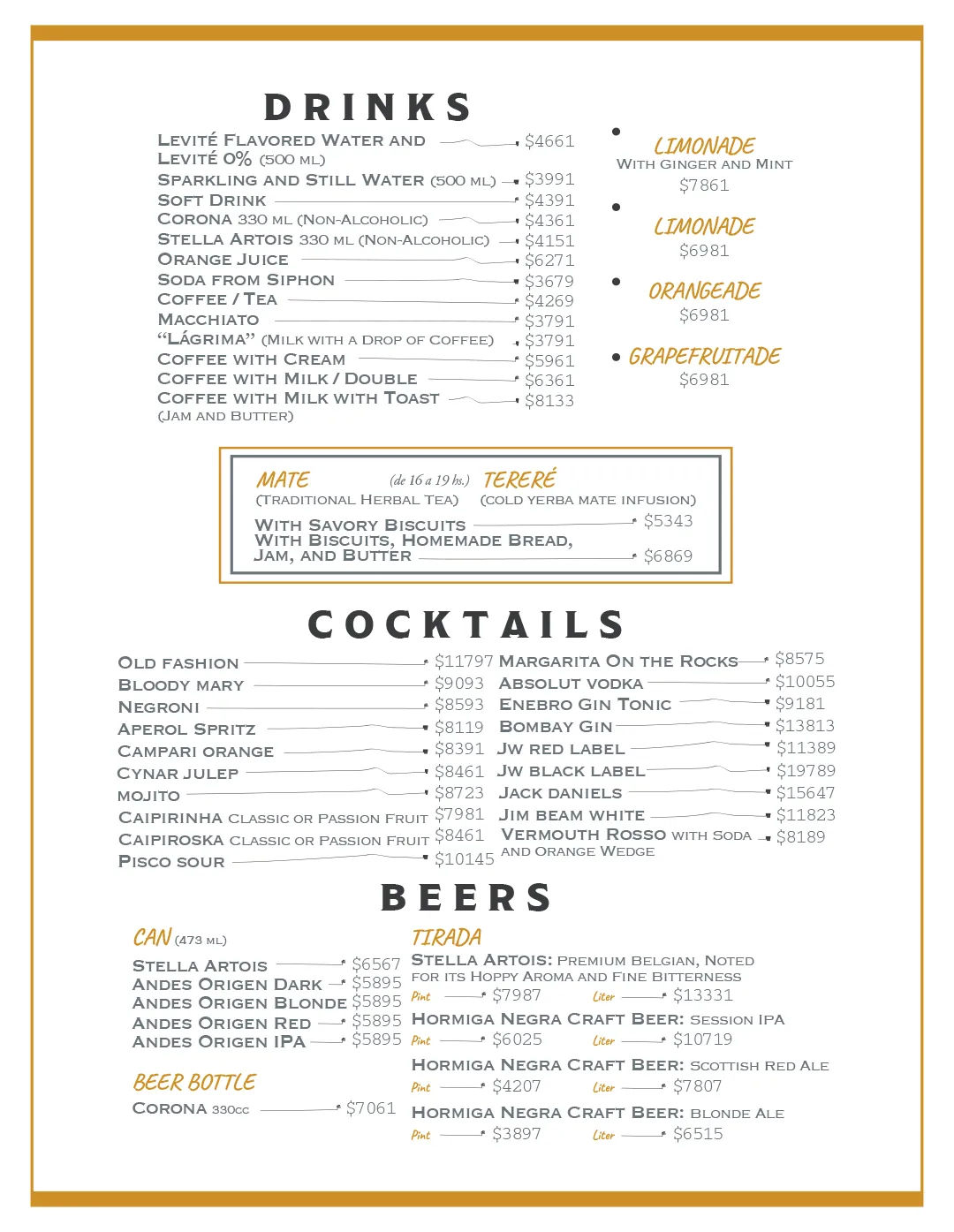 Menu — Page 5